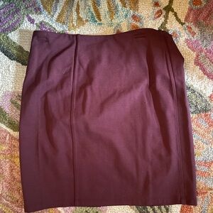 NWT Liverpool 14petite pencil skirt Burgandy